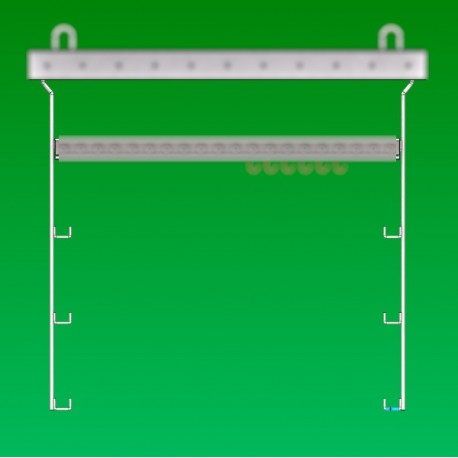 Potence hauteur 1.25 M, 5 points de fixation directs