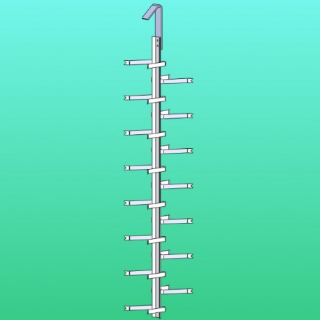 Balancelles titane boucle élasticité W - L800 - Esp 50 - 1 par étage