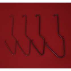 Hooks for tubes and profiles