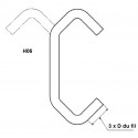 Hooks Type H06 8mm at 12mm