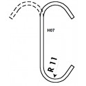 Hooks Type H07 1,5mm at 6mm